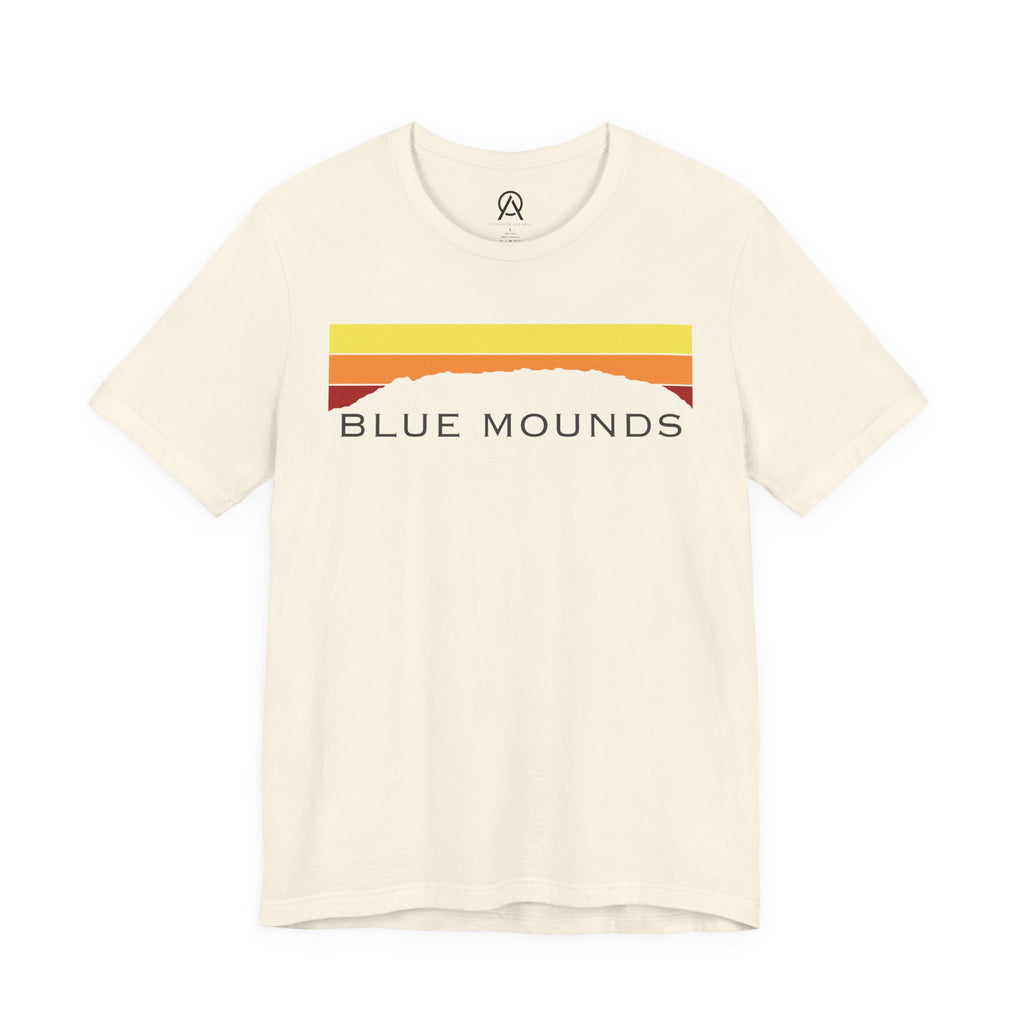 Blue Mounds Retro Sunset T-shirt
