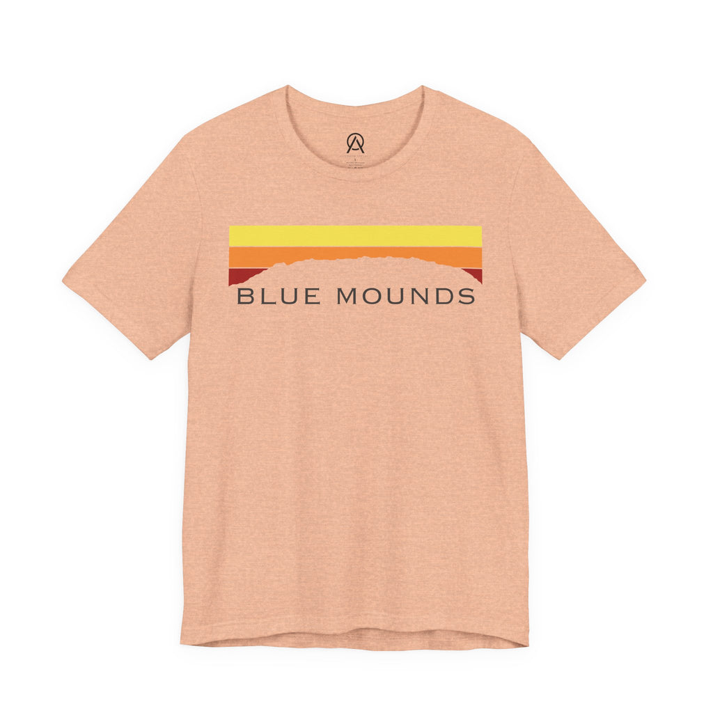 Blue Mounds Retro Sunset T-shirt
