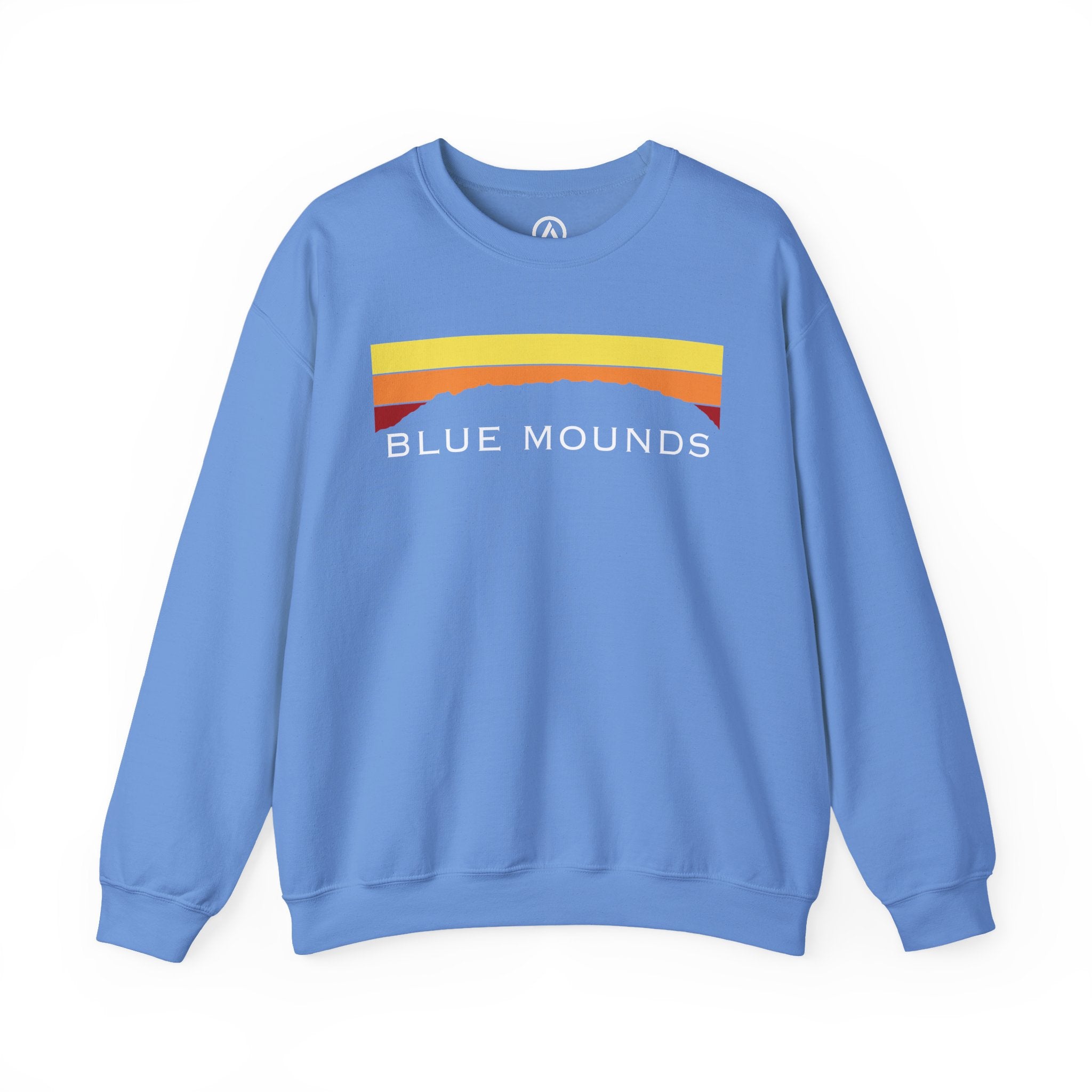 Blue Mounds Retro Sunset Crewneck