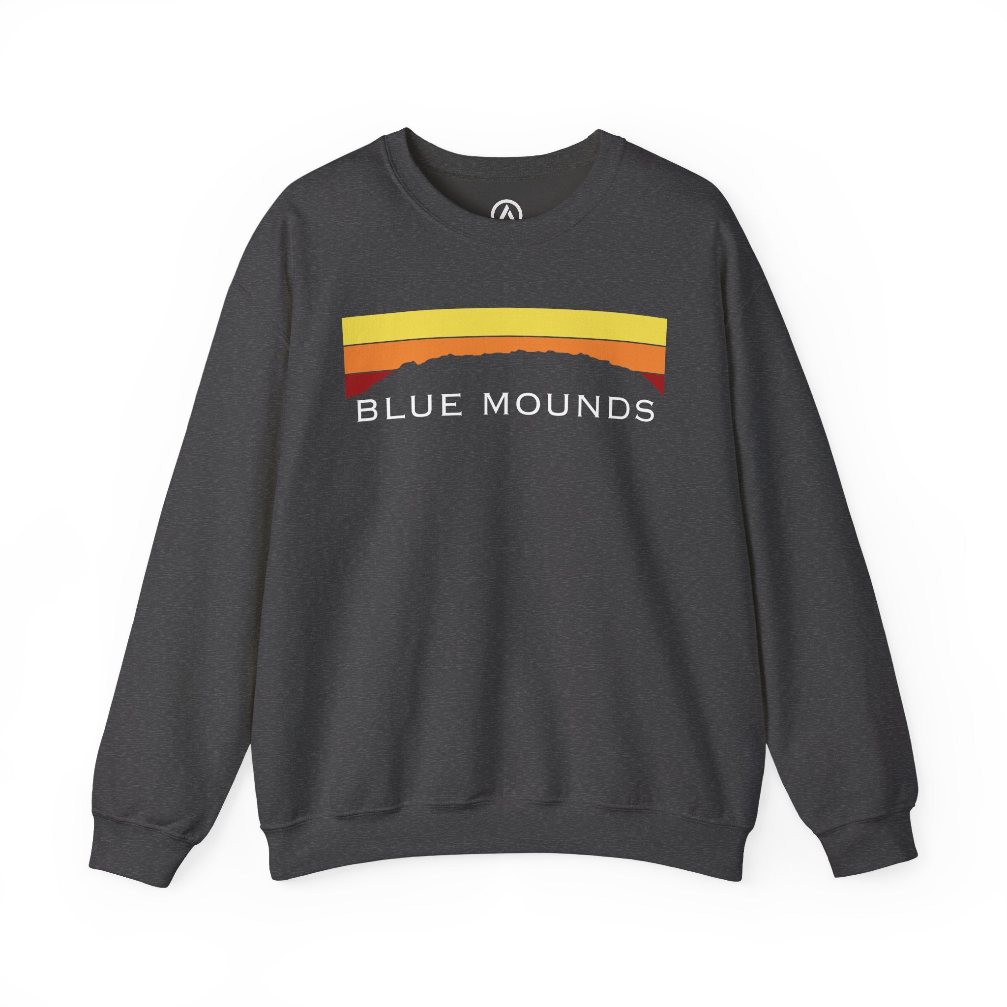 Blue Mounds Retro Sunset Crewneck