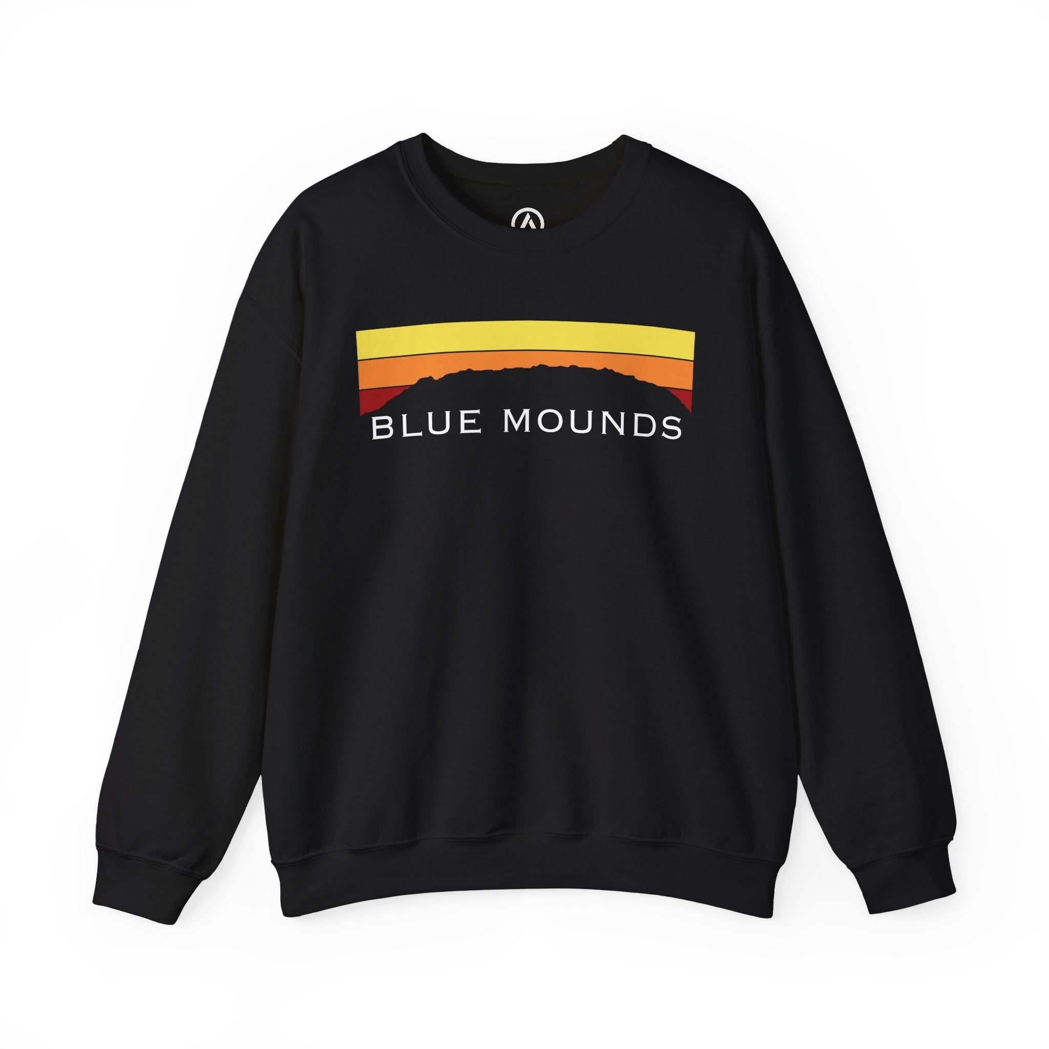 Blue Mounds Retro Sunset Crewneck