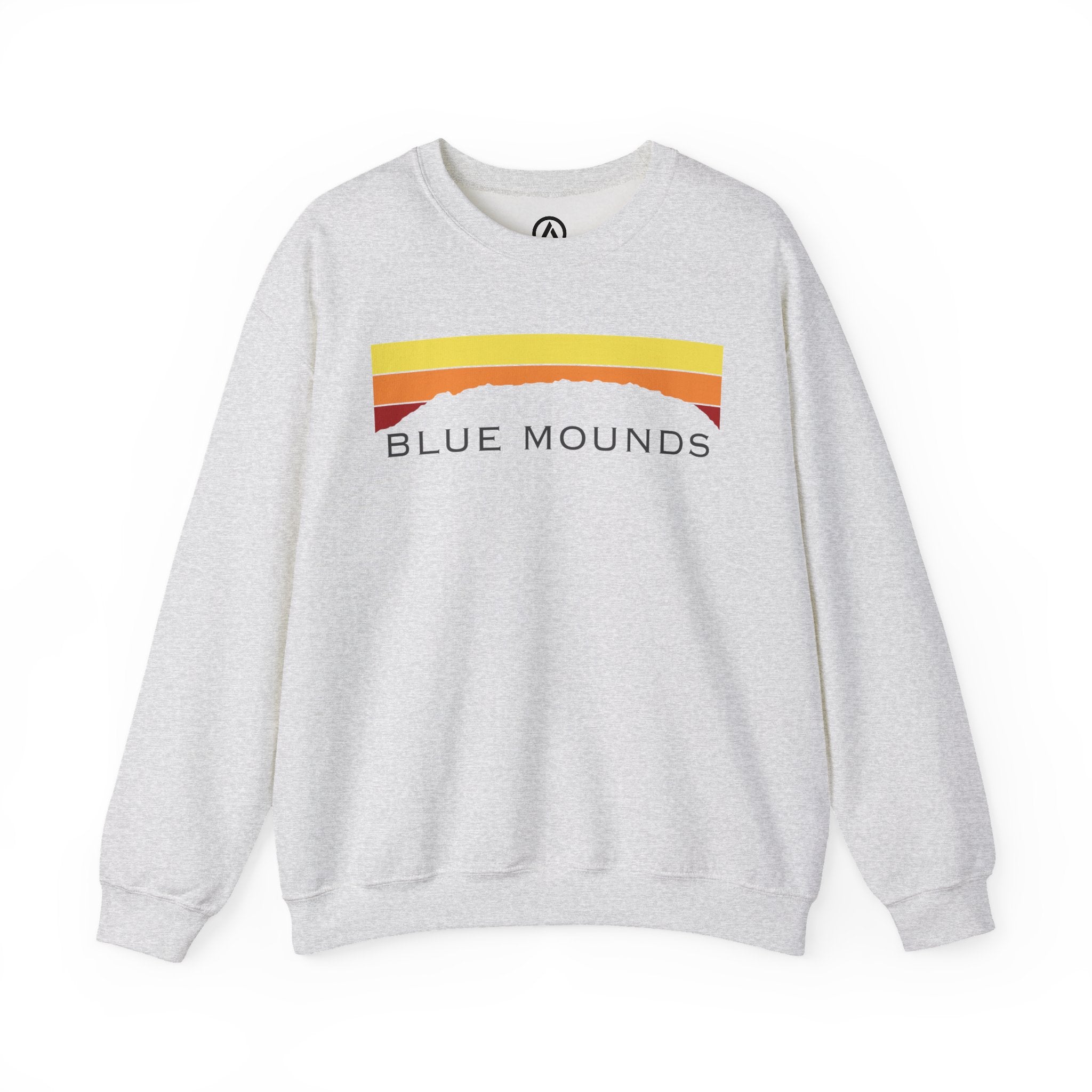 Blue Mounds Retro Sunset Crewneck