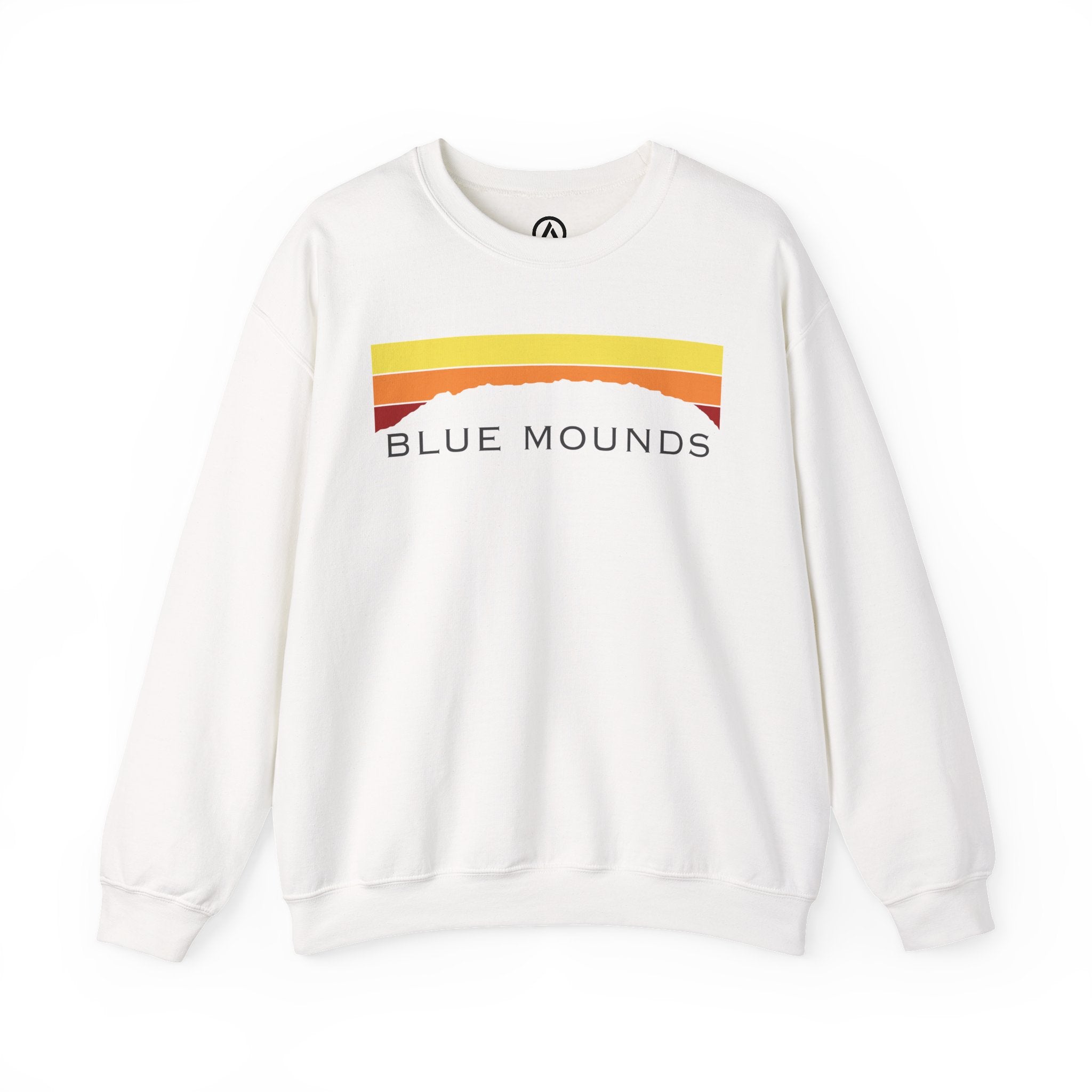 Blue Mounds Retro Sunset Crewneck