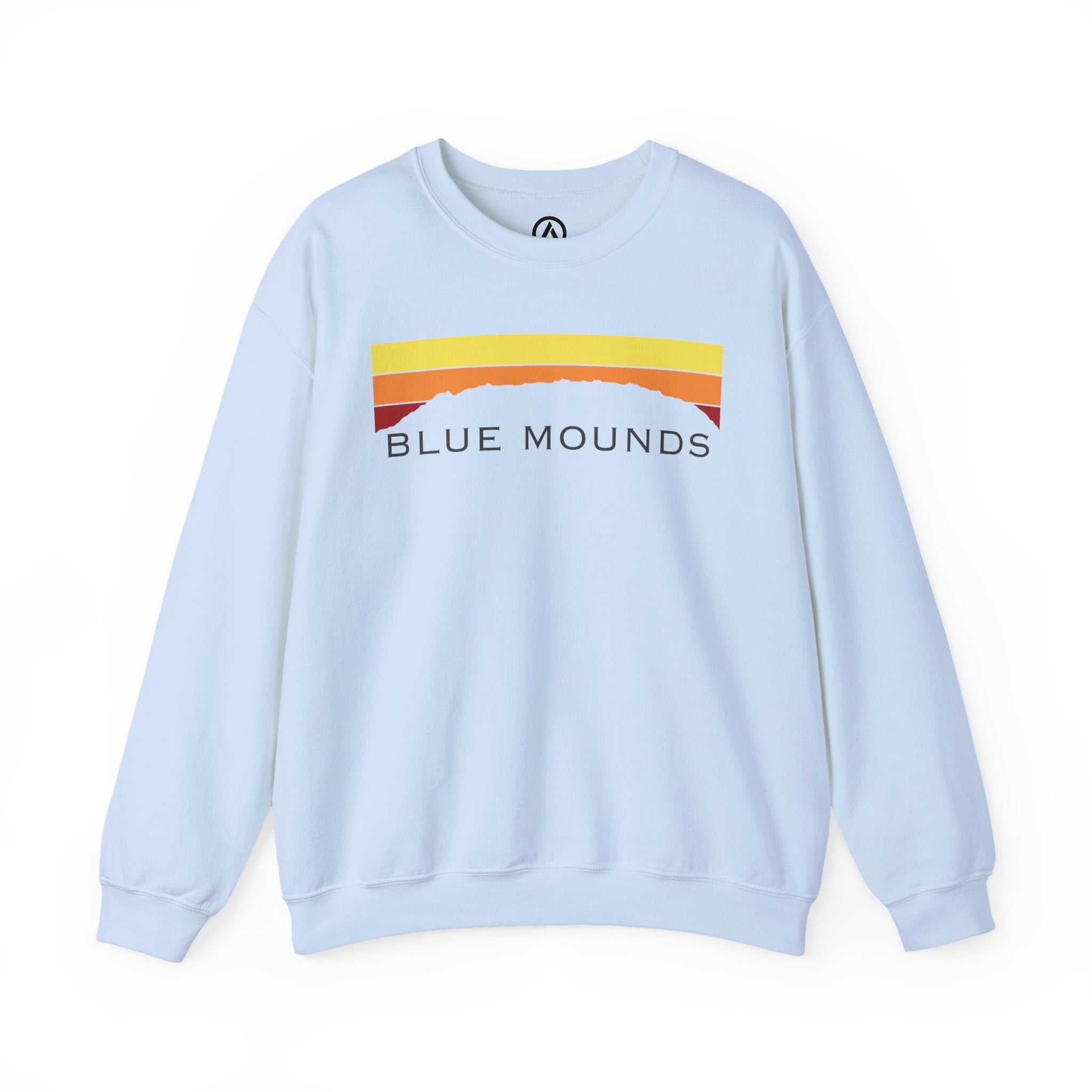 Blue Mounds Retro Sunset Crewneck