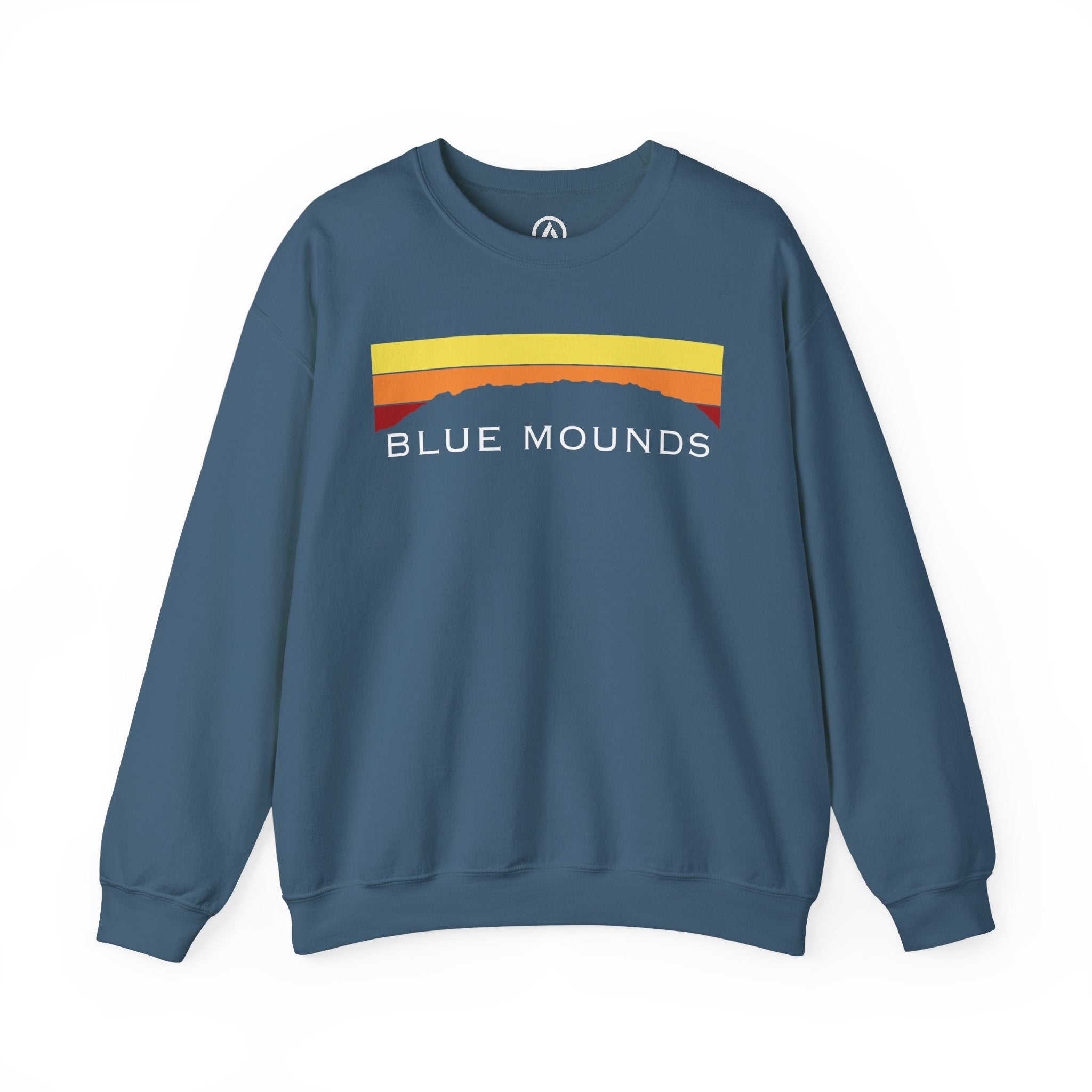 Blue Mounds Retro Sunset Crewneck