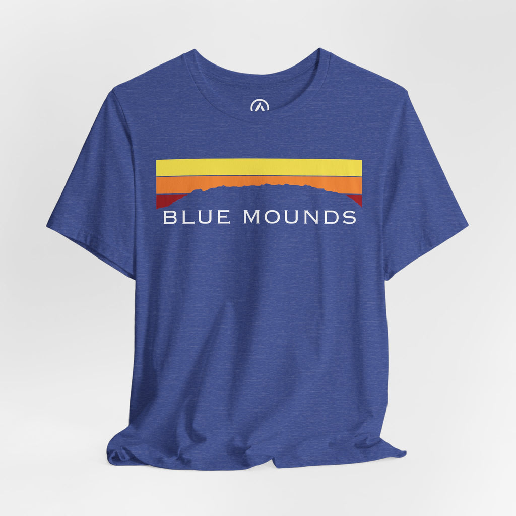 Blue Mounds Retro Sunset T-shirt