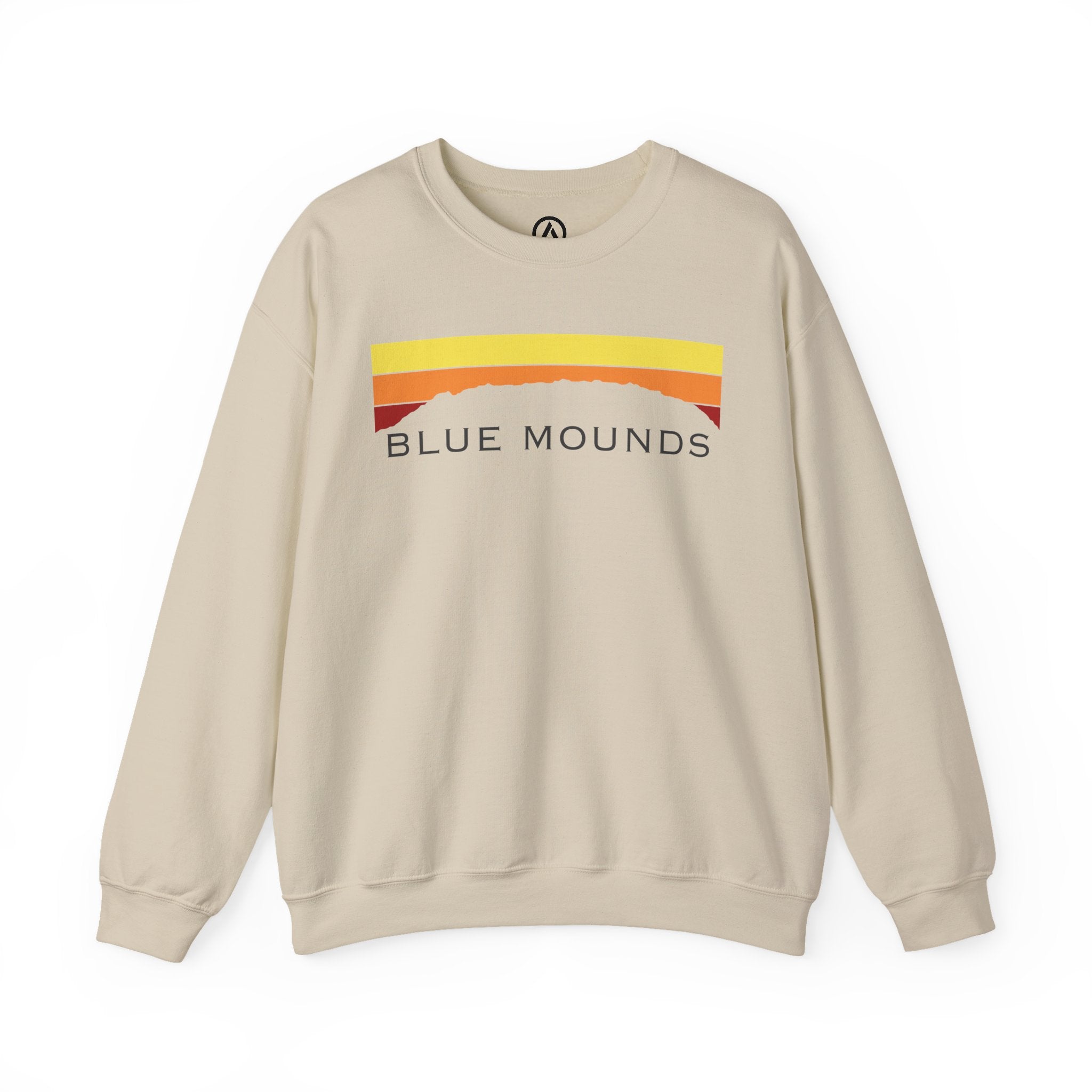 Blue Mounds Retro Sunset Crewneck